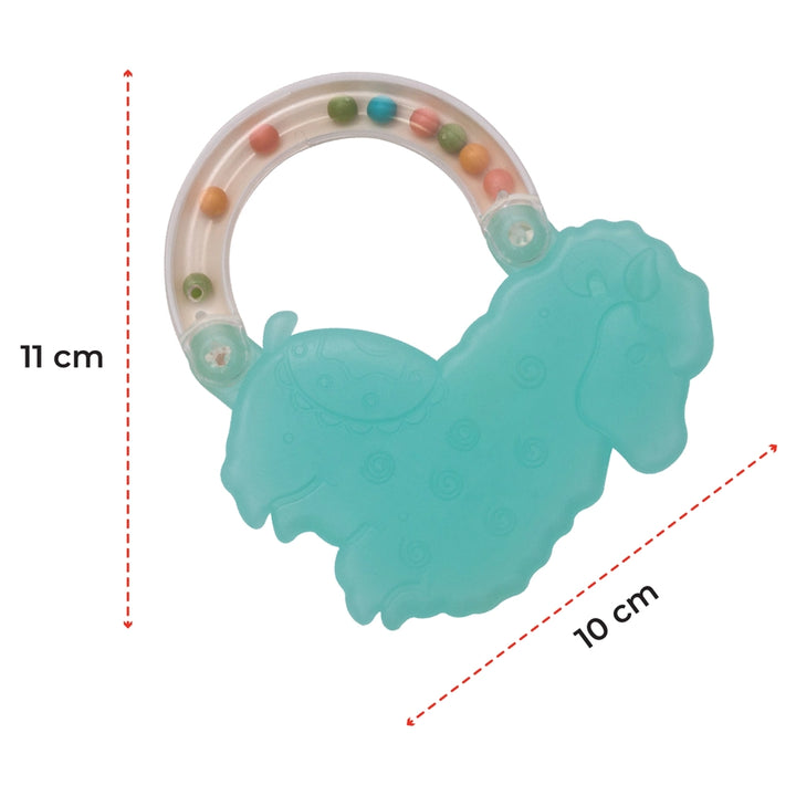 Moon Fuzzy Friends Soft Baby Rattle & Teether (Sheep)