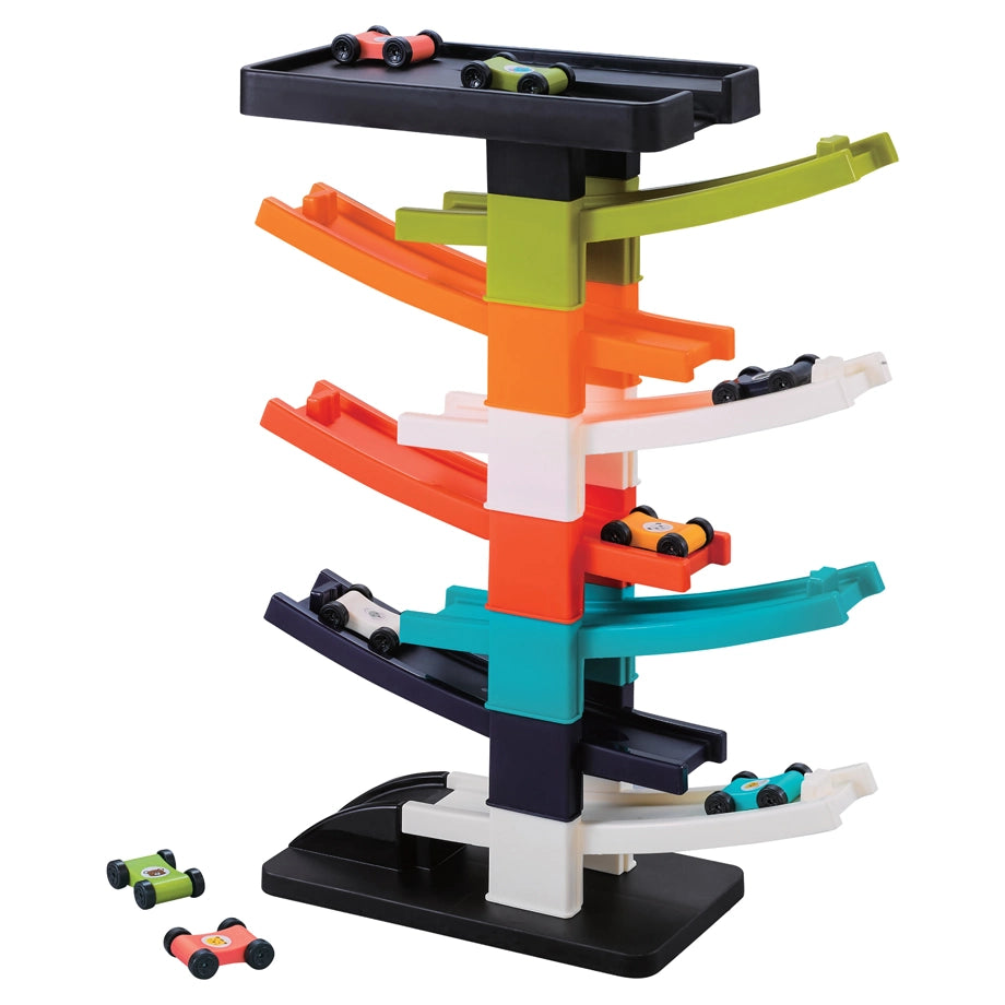 Moon Turbo Tower Car Ramp Racer Playset