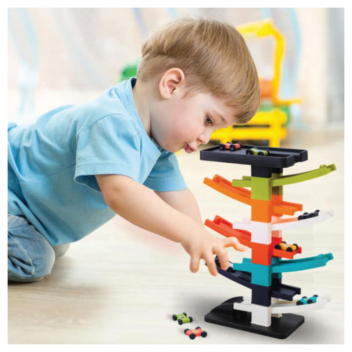 Moon Turbo Tower Car Ramp Racer Playset