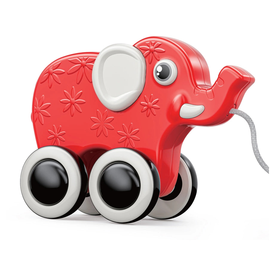 Moon Rolling Buddy Pull Along Montessori Stacking Toy Elephant