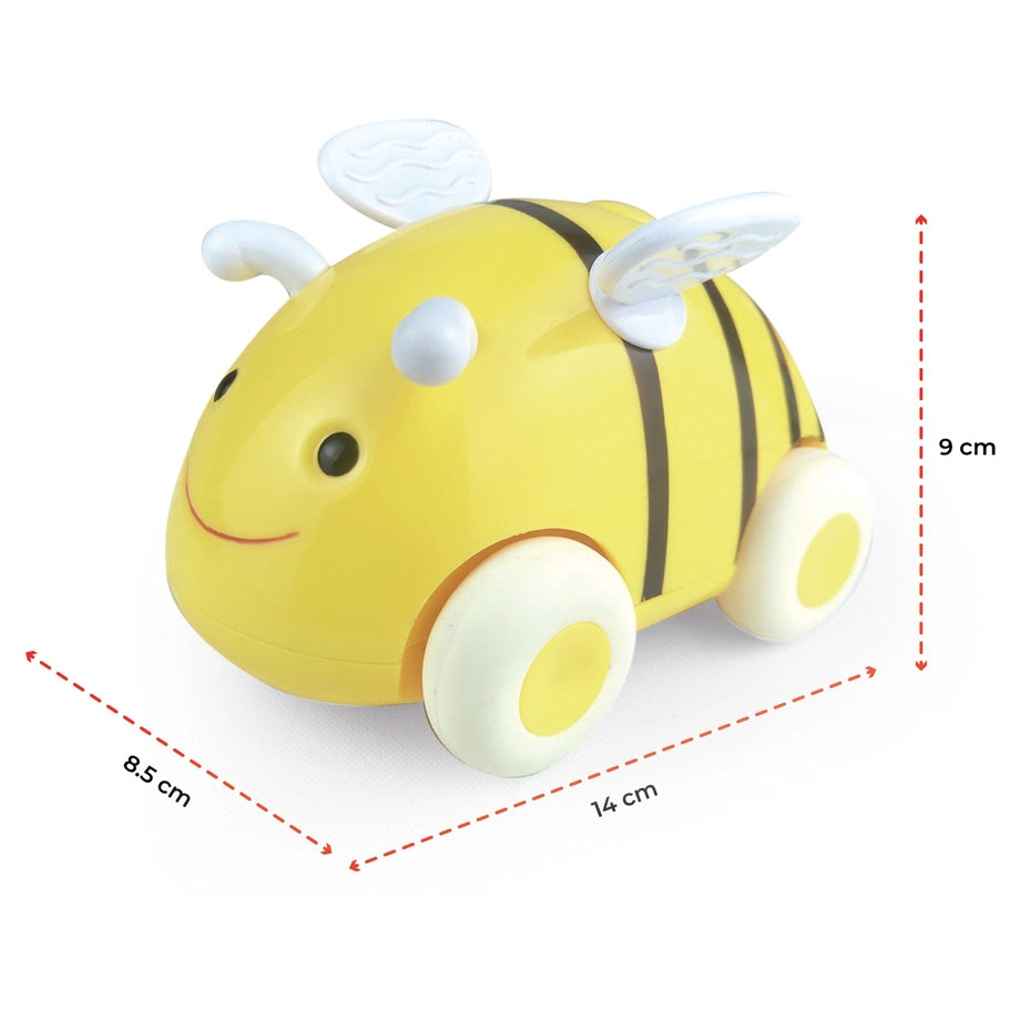 Moon Bumble Buzz Pull Back Toy with Lights and Music(Bee)