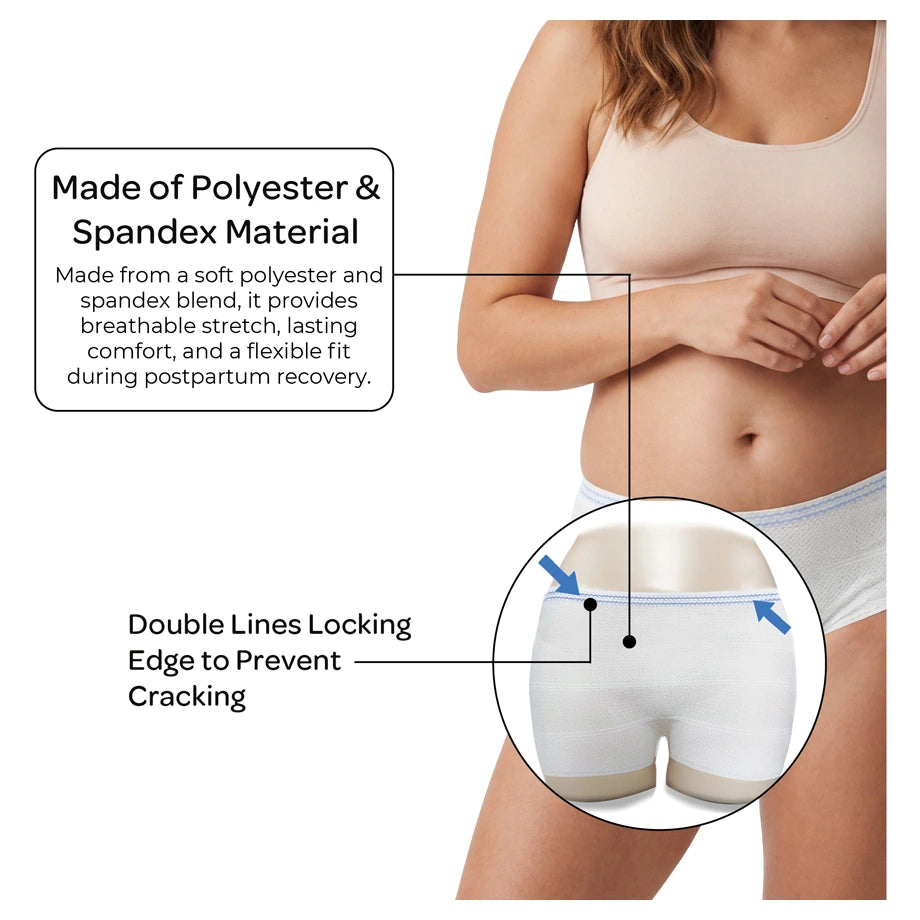 Moon Disposable Postpartum Mesh Panties Stretchable Breathable (Pack of 5)
