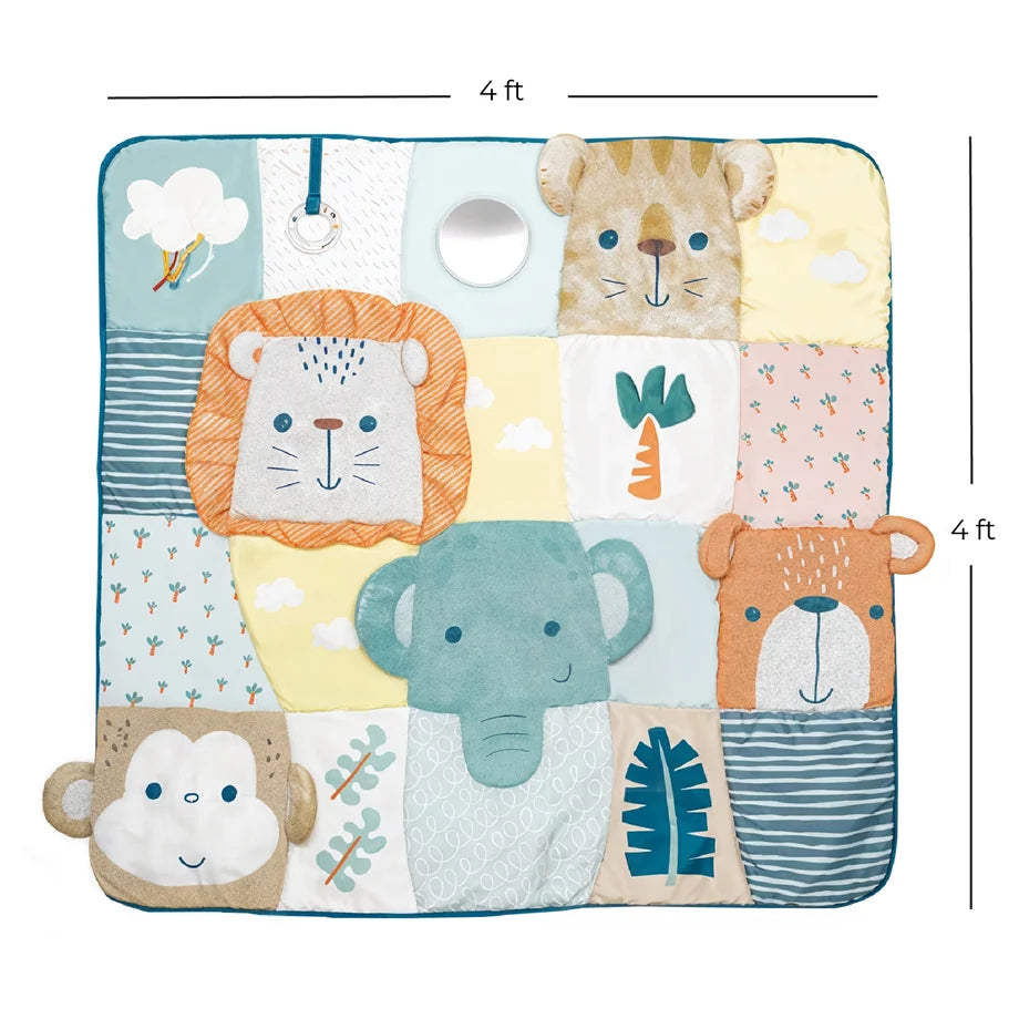 Moon Baby Activity Gym Play Mat Animal