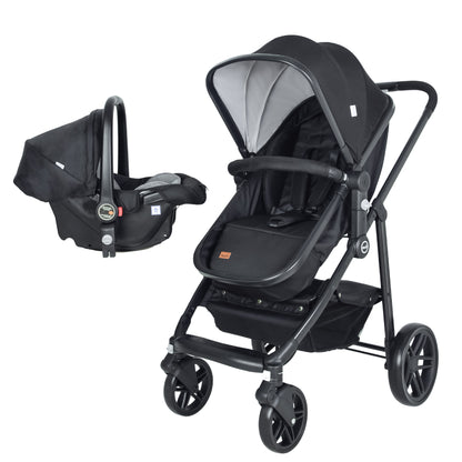 Moon Tres 3 In 1 Travel System (Black)
