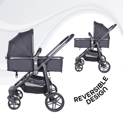 Moon Tres 3 In 1 Travel System (Black)