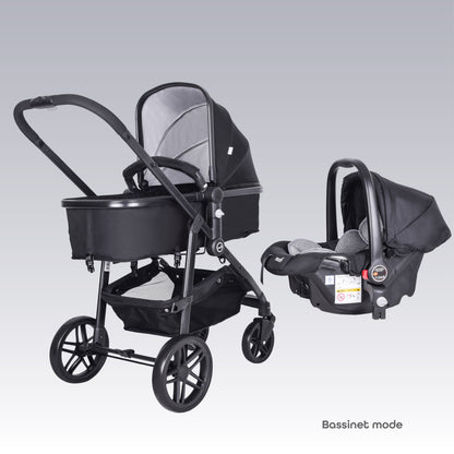 Moon Tres 3 In 1 Travel System (Black)