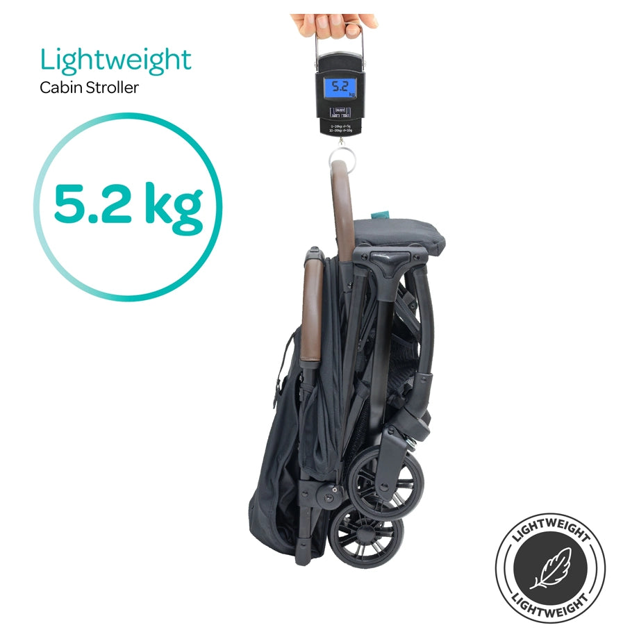 Moon Ritzi-Lite Baby Cabin Stroller (Black)