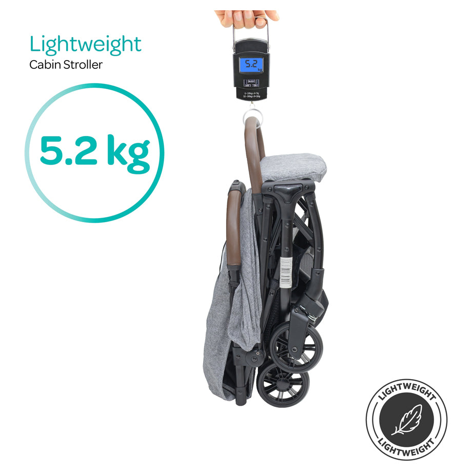 Moon Ritzi-Lite Baby Cabin Stroller (Grey)