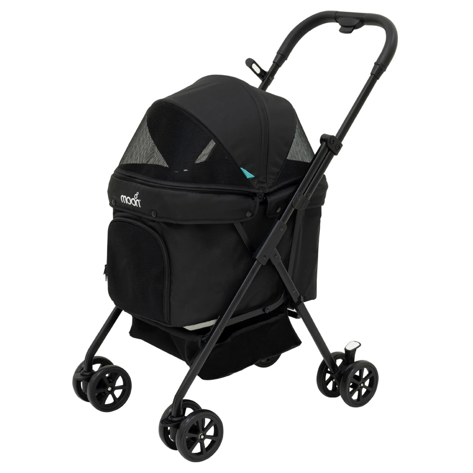 Moon PawPerch Pet Stroller (Black)