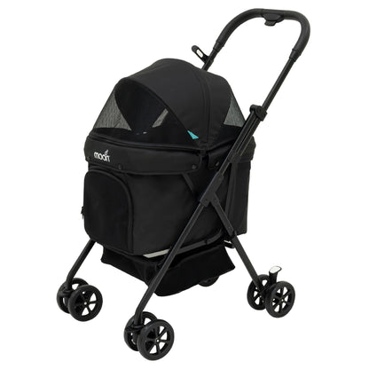 Moon PawPerch Pet Stroller (Black)