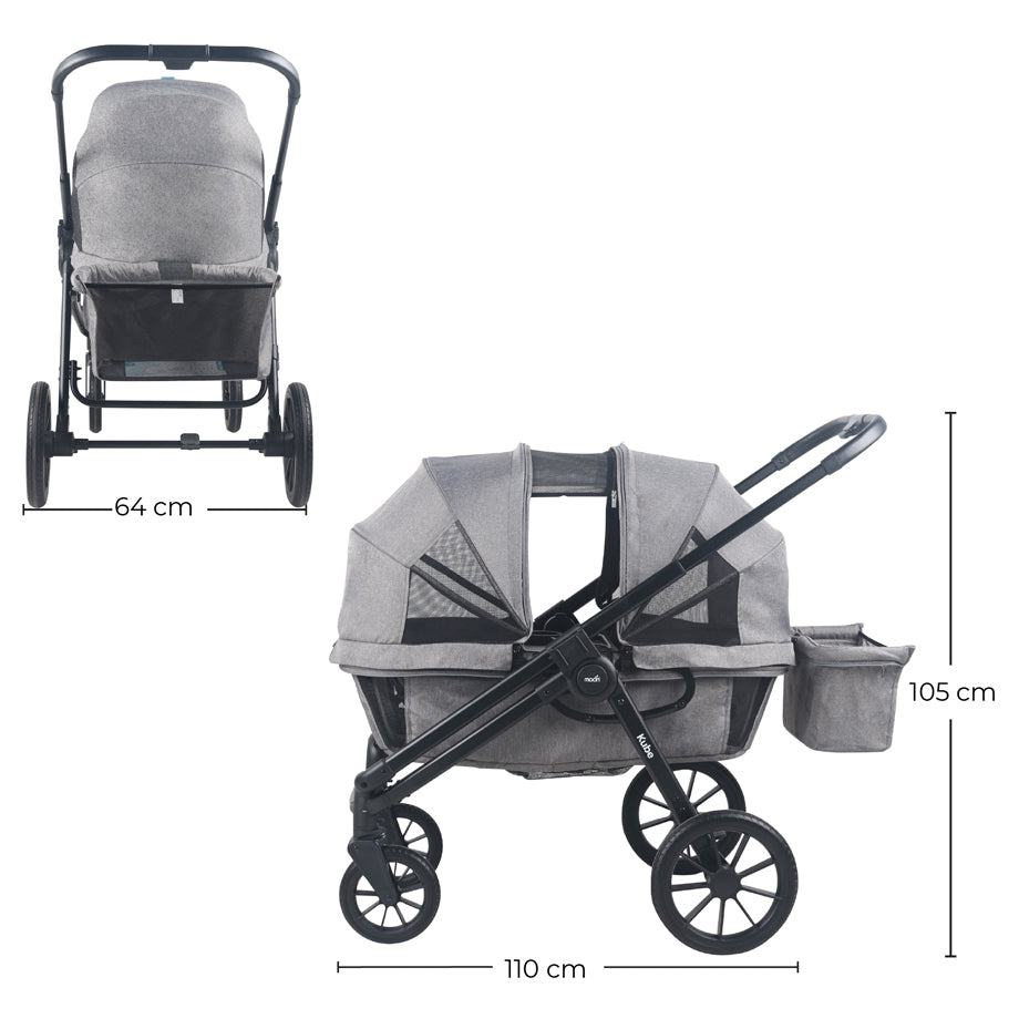 Moon Kube Stroller (Grey)