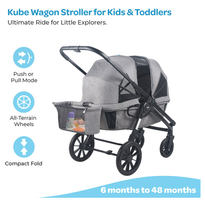 Moon Kube Stroller (Grey)