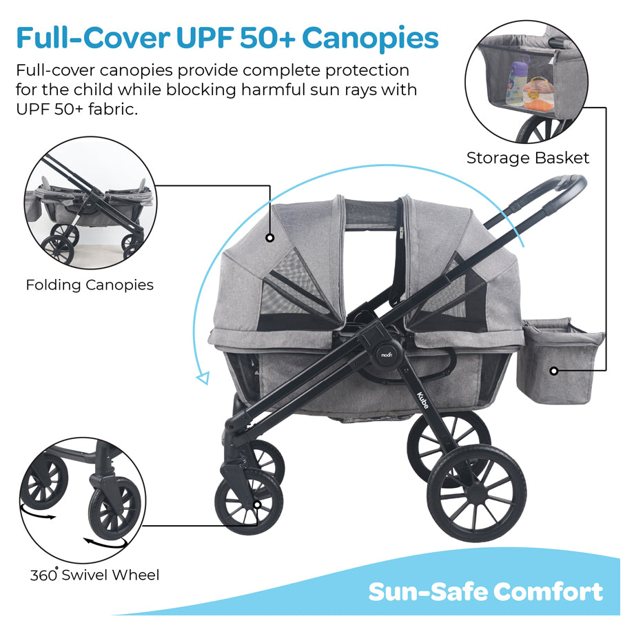 Moon Kube Stroller (Grey)