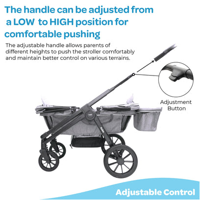 Moon Kube Stroller (Grey)