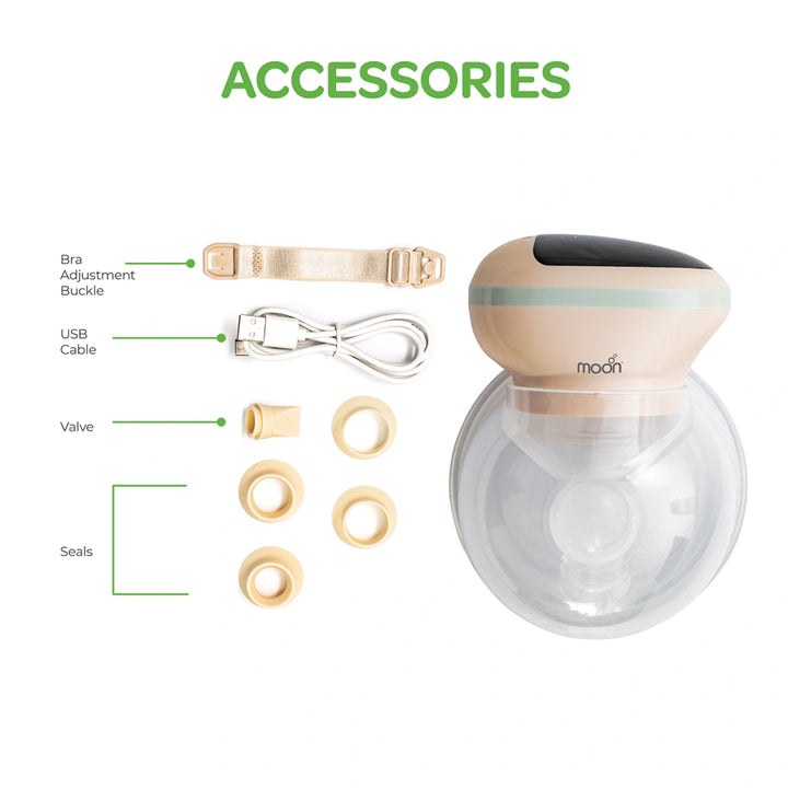 Moon Wearable Hands Free Breast Pump 210ml