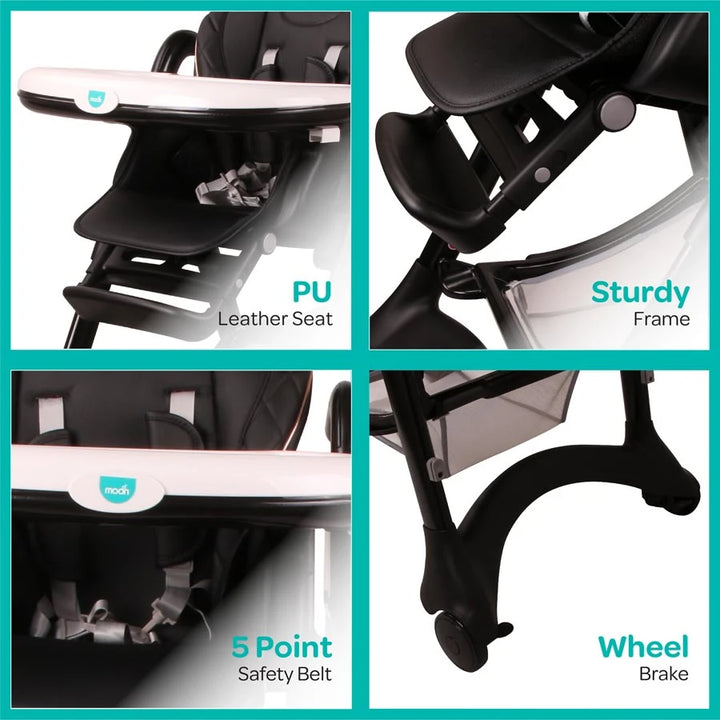 Moon Trestle Highchair (Black)