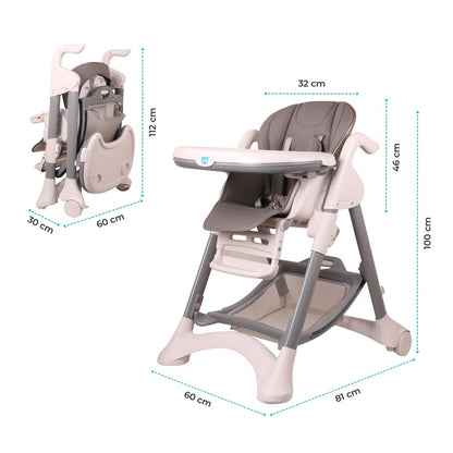 Moon Trestle Highchair (Grey)