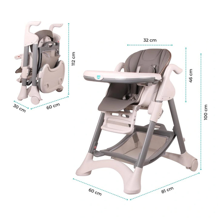 Moon Trestle Highchair (Grey)