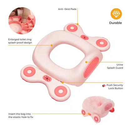 Moon Travel Baby Potty Seat (Pink)