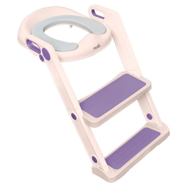 Moon Kids Step Stool Potty Trainer Seat (Pink & Purple)