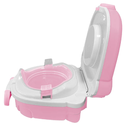 Moon Nuni Travel Potty Seat Portable Foldable Toddler Toilet Training Seat (Pink)