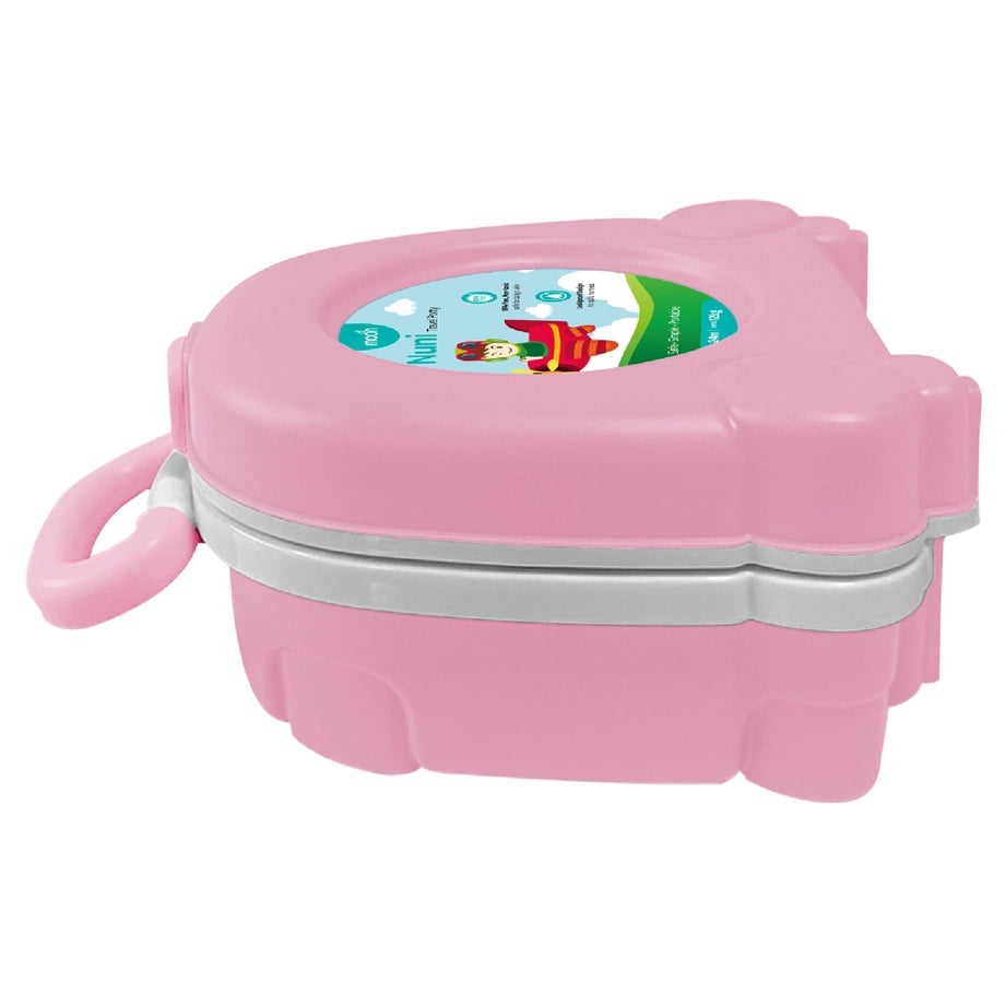 Moon Nuni Travel Potty Seat Portable Foldable Toddler Toilet Training Seat (Pink)