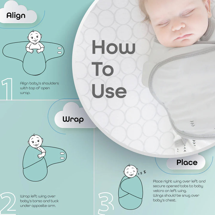 Moon Organic Swaddle (Forest Peach)