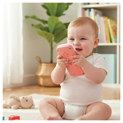 Moon A Fone Educational Musical Touch Screen Mobile Phone Toy for Kids (Pink)