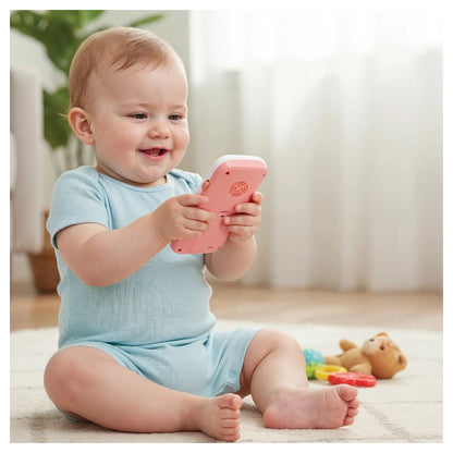 Moon A Fone Educational Musical Touch Screen Mobile Phone Toy for Kids (Pink)
