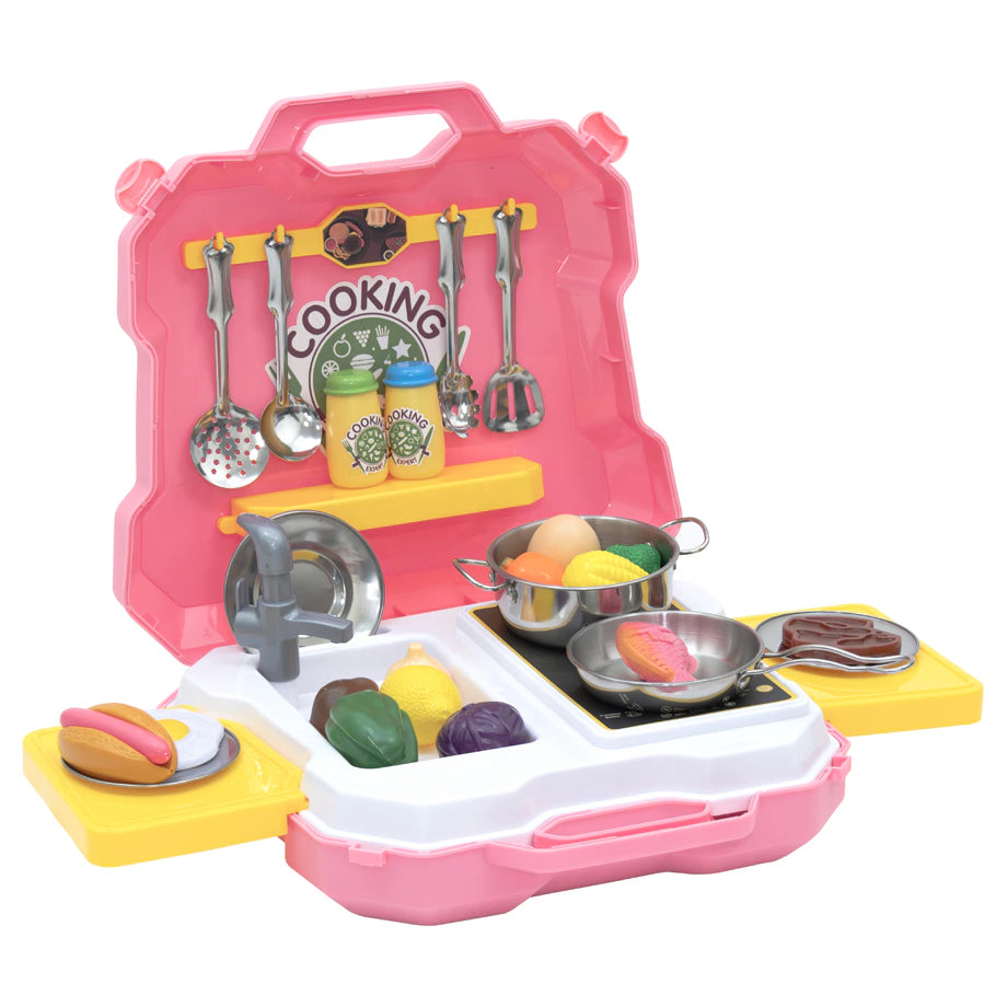 Moon Kitchen Expert Junior Chef Stainless Steel Kitchen Cooking Set (35Pcs)