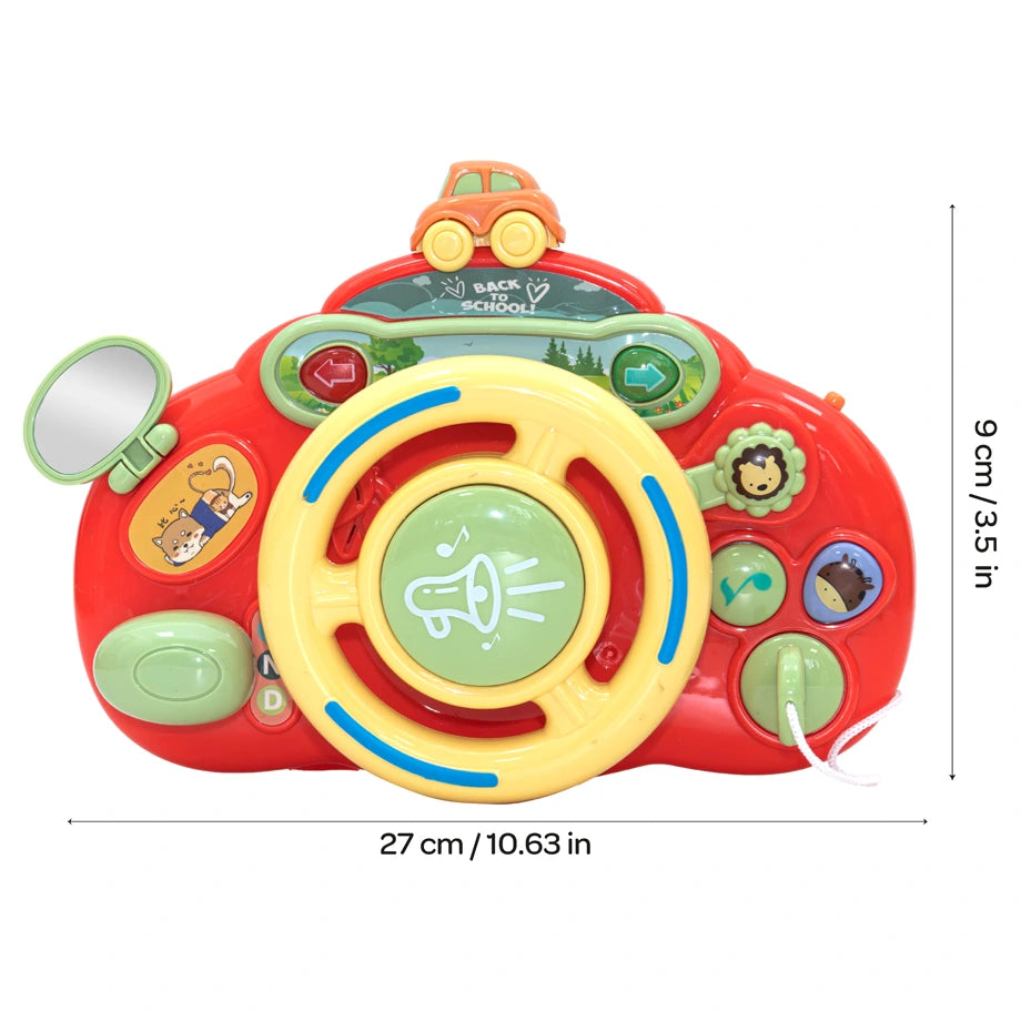 Moon Toddler Steering Wheel Toy Car Seat/Stroller/Crib
