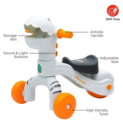 Moon Dino Trike Balance Bike (Grey)