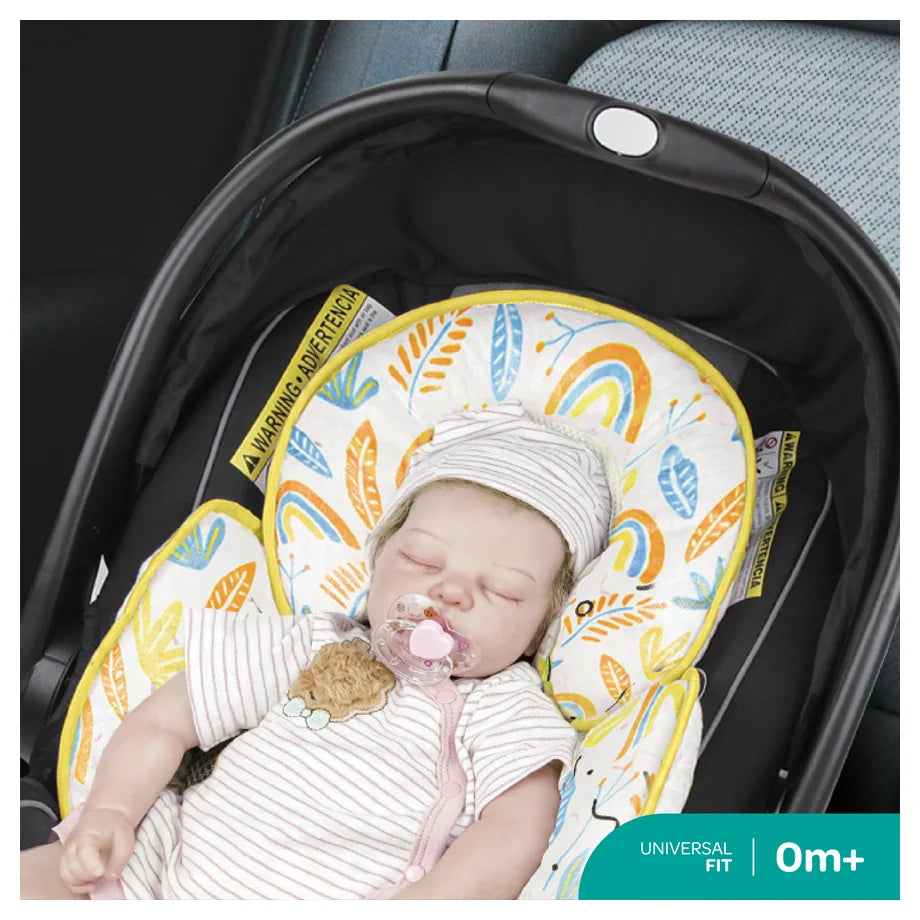 Moon Body Support Cushion Car Seat Pad (Rainbow)