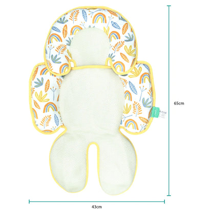 Moon Body Support Cushion Car Seat Pad (Rainbow)