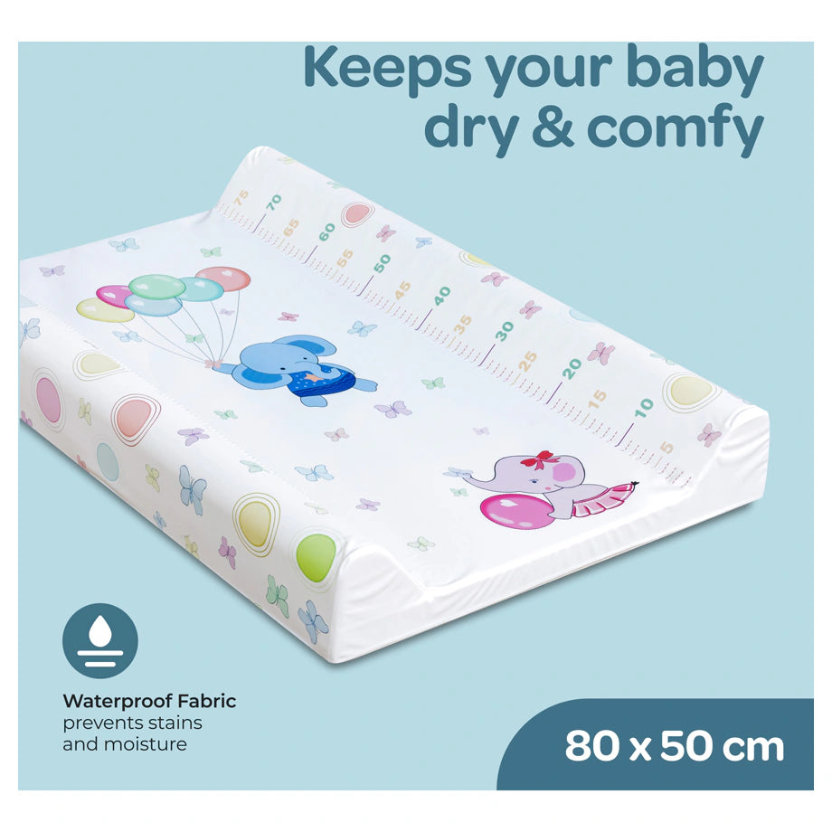 Moon Changing Mat Baby Elephants With Balloons