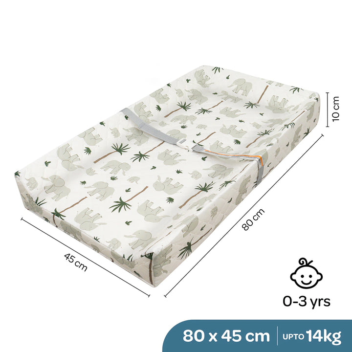 Moon Waterproof Contour Diaper Changing Mat Pad 80 x 10 x 45 cm Elephant