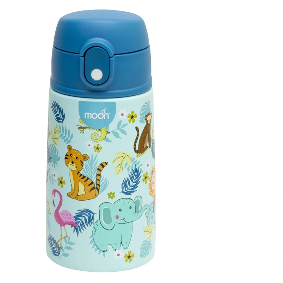 Moon Kids Insulated Water Bottle 350ml (Animal)