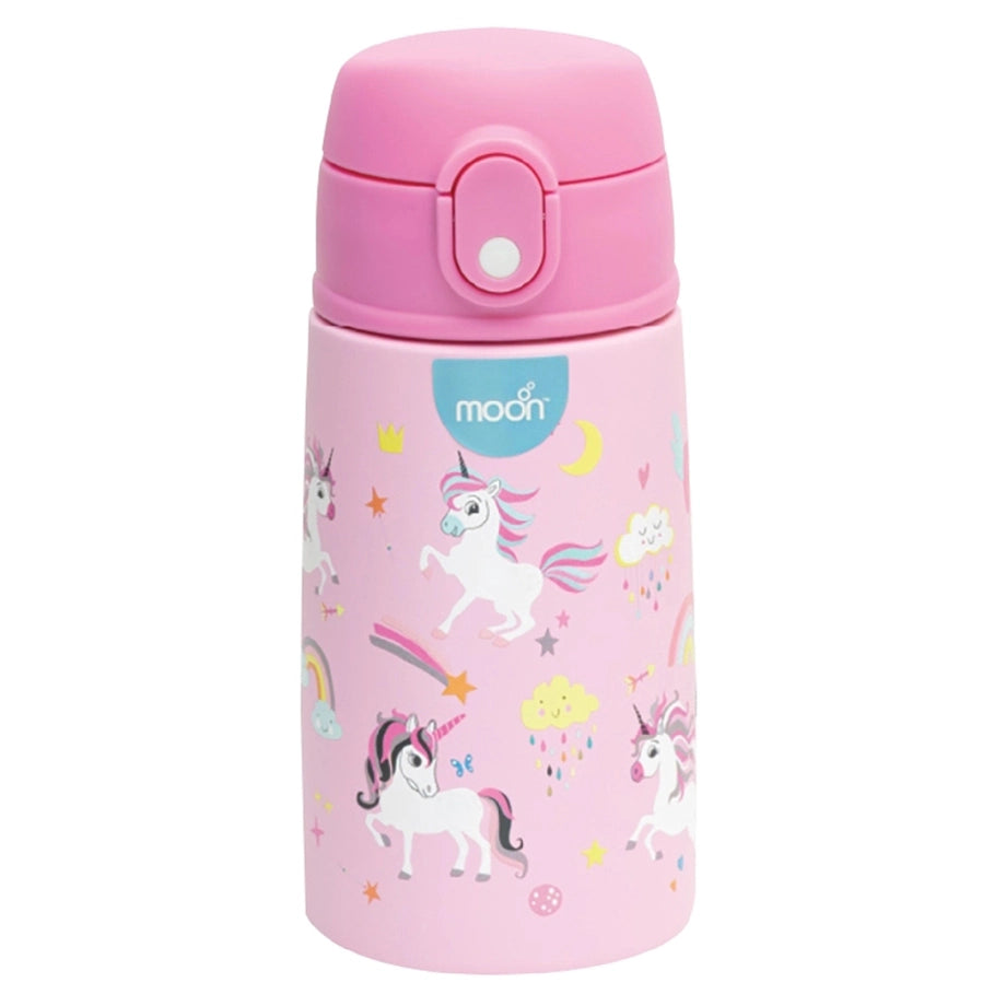 Moon Kids Insulated Sipper Water Bottle 350ml (Unicorn)