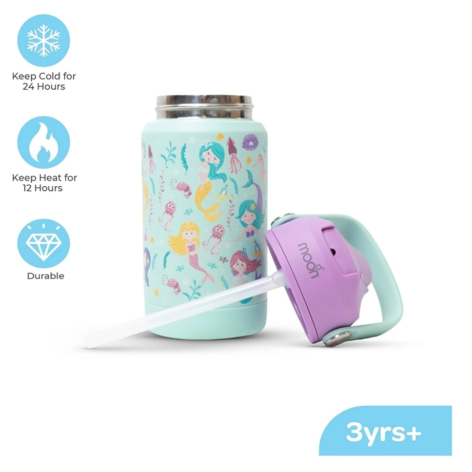 Moon Kids Insulated Water Bottle (Mermaid)