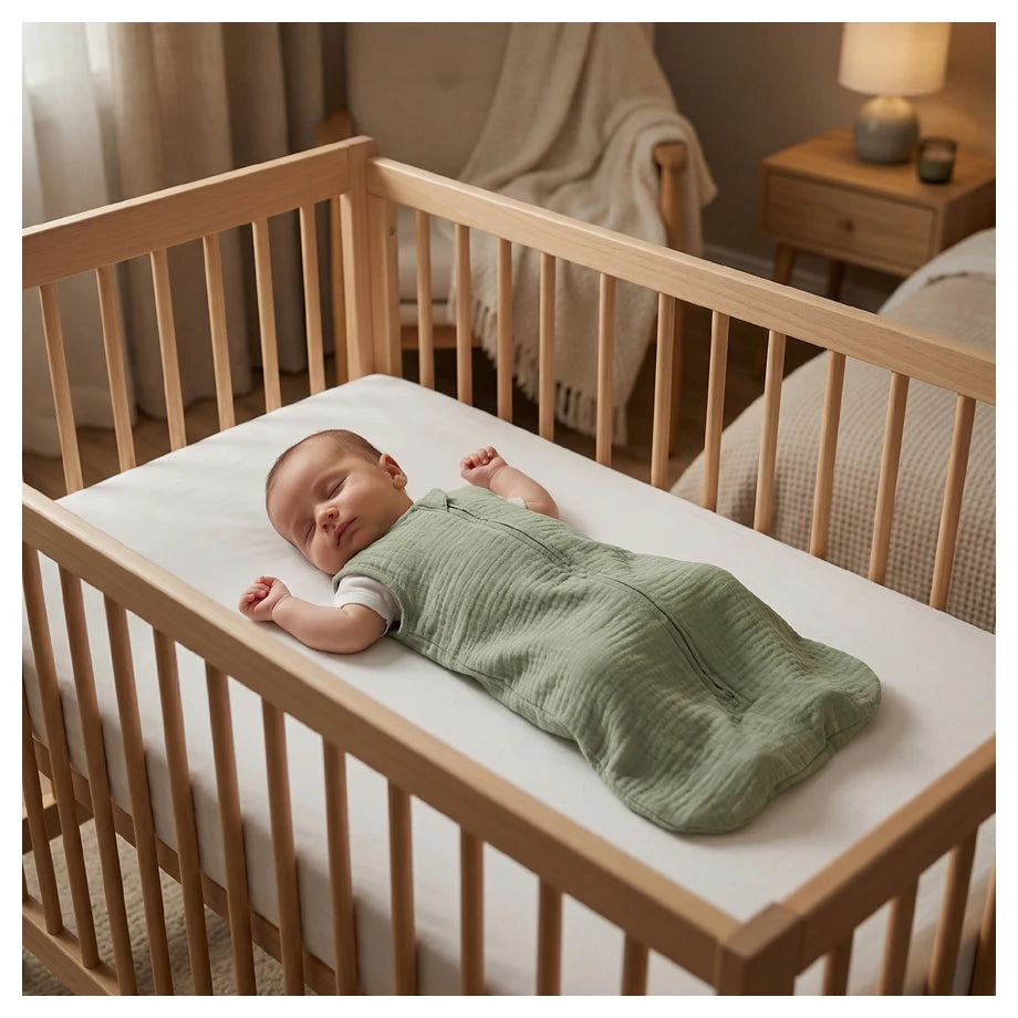 Moon Organic Crinkle Muslin Sleep Sack (2.5 Tog 6–12 Months)