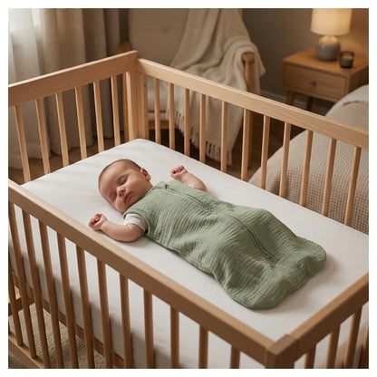 Moon Organic Crinkle Muslin Sleep Sack (2.5 Tog 0–6 Months)