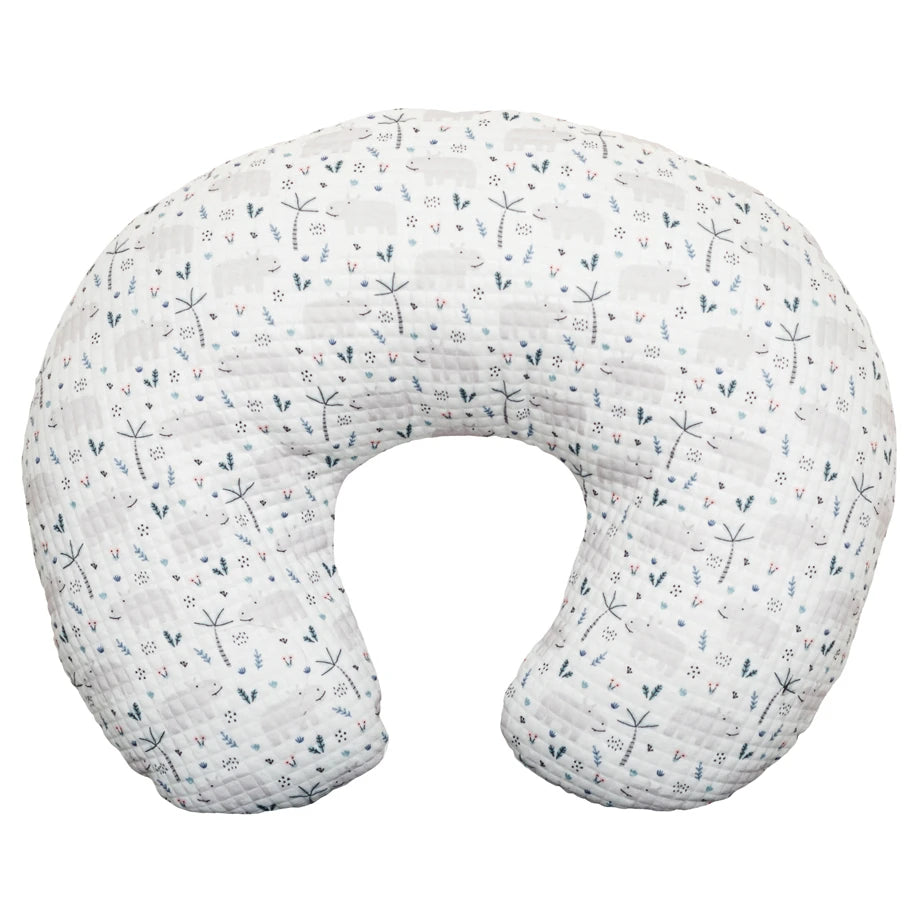 Moon Portable Nursing Support Pillow with Washable Cover (Hippo)