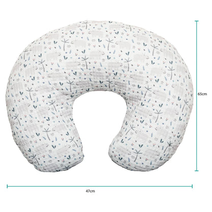 Moon Portable Nursing Support Pillow with Washable Cover (Hippo)