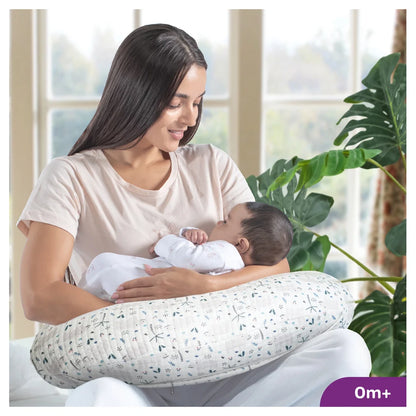 Moon Portable Nursing Support Pillow with Washable Cover (Hippo)