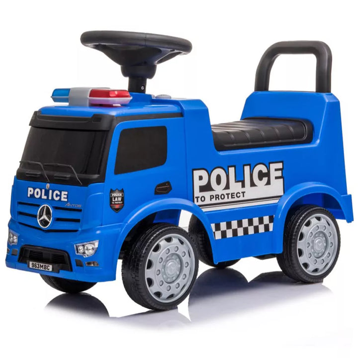 Moon Mercedes Benz Police Licensed Foot to Floor Ride (Blue)