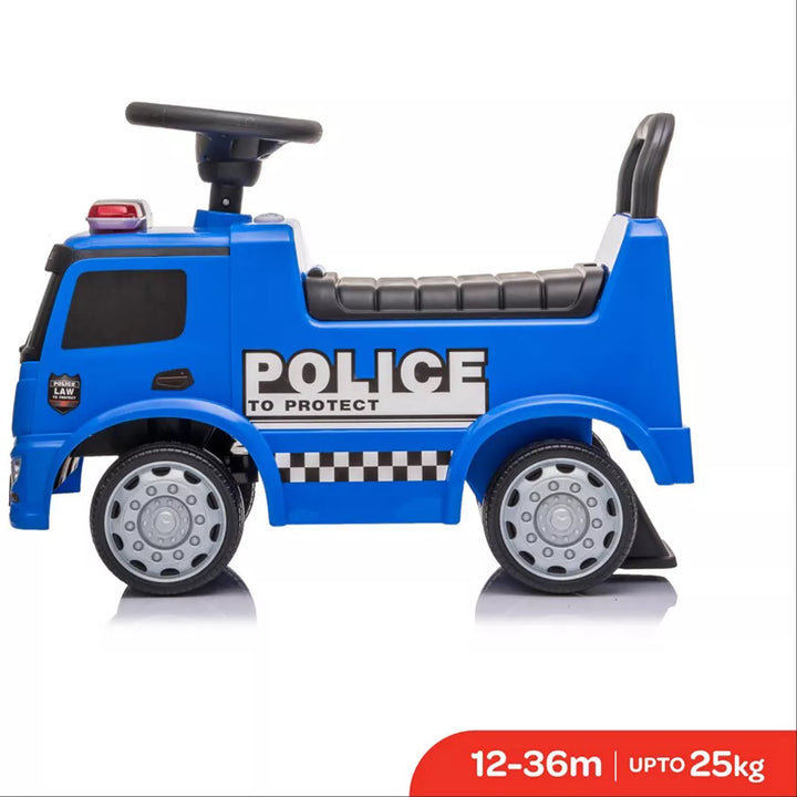 Moon Mercedes Benz Police Licensed Foot to Floor Ride (Blue)