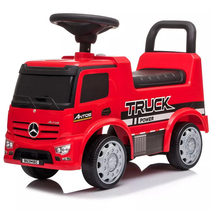 Moon Mercedes Benz Truck Licensed Foot to Floor Ride On (Red)