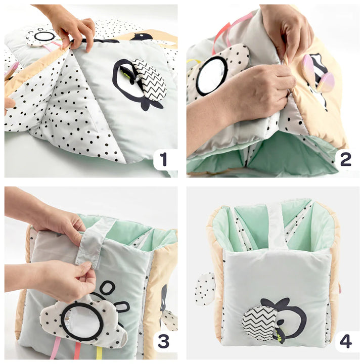 Moon Quirky 2-in-1 Convertible Playmat & Storage Bag 6m+