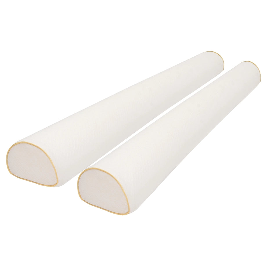 Moon Organic Toddler Half Moon Bed Bumper (White)