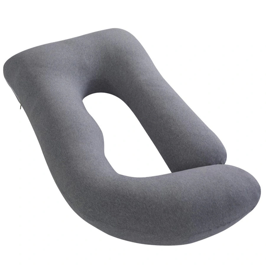 Moon Organic U Shaped Pregnancy Pillow (Grey)
